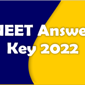 neet answer key 2022