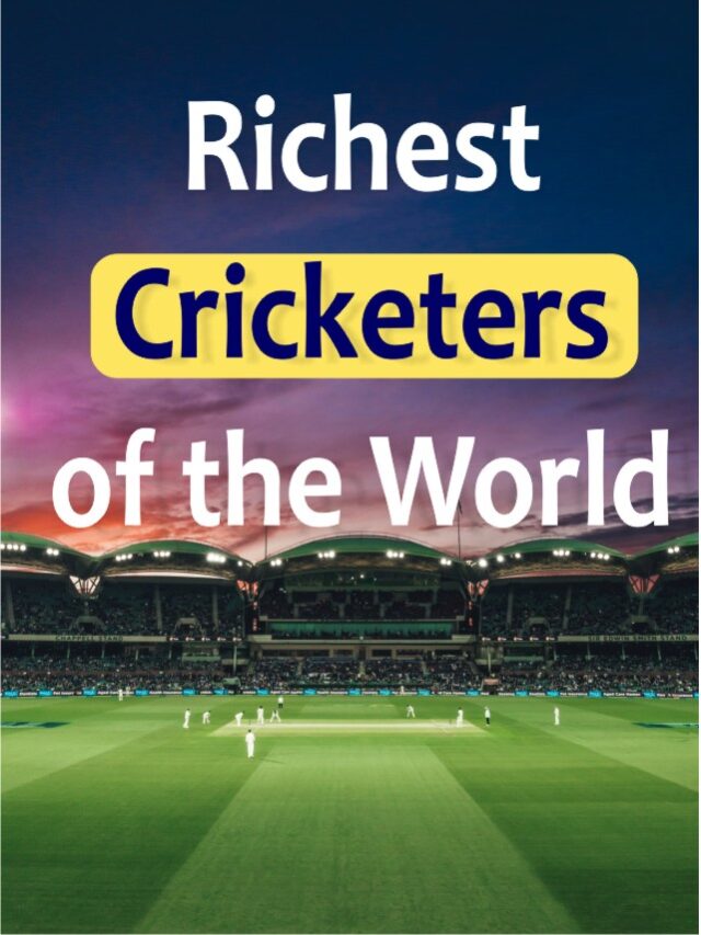 Richest Cricketers of the world Top 10 Richest Cricketers
